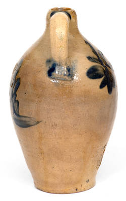 Small-Sized Early Cornwall, NY Cobalt-Decorated Stoneware Jug