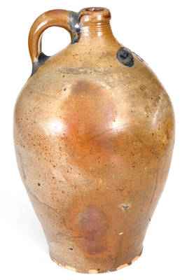 Manhattan Stoneware Jug w/ Incised Decoration, circa 1800