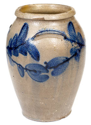 Stoneware Jar attrib. Miller Pottery, Strasburg, VA, circa 1835