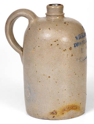 Very Rare GETTYSBURG, PA Stoneware Advertising Jug, made in Baltimore