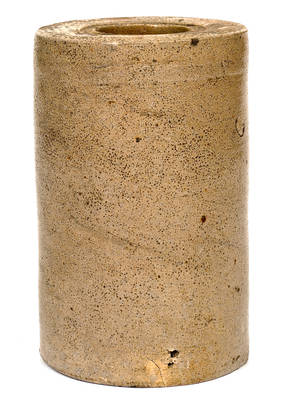 Rare Stoneware Oyster Jar, probably Thomas Commeraw, NY City, early 19th century