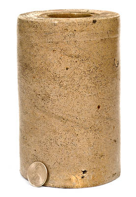 Rare Stoneware Oyster Jar, probably Thomas Commeraw, NY City, early 19th century