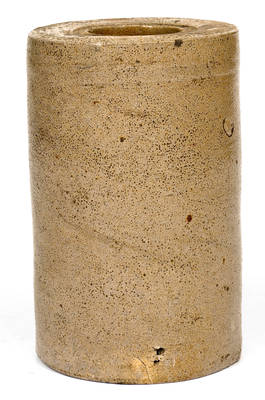 Rare Stoneware Oyster Jar, probably Thomas Commeraw, NY City, early 19th century