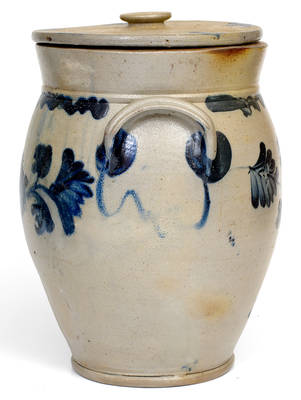 3 Gal. Richard Remmey, Philadelphia, PA Stoneware Jar with Paired Lid