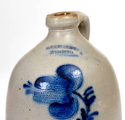 Rare G. O. DELORME / TORONTO Canada Stoneware Jug