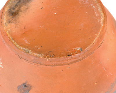 Rare J. CORNELL (probably Carroll County, MD) Small-Sized Redware Jar