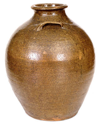 Very Rare Inscribed Dougherty County, Georgia Stoneware Jar, circa 1840