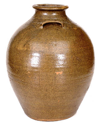 Very Rare Inscribed Dougherty County, Georgia Stoneware Jar, circa 1840