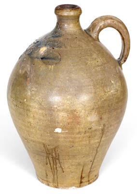 3 Gal. Stoneware Jug with Incised Decoration, circa 1800