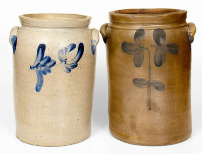 Lot of Two: P. HERRMANN / BALTIMORE Stoneware Jars