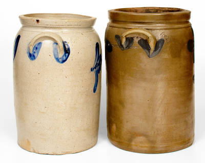 Lot of Two: P. HERRMANN / BALTIMORE Stoneware Jars