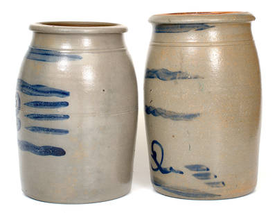 Lot of Two: 2 Gal. Western PA Stoneware Jars