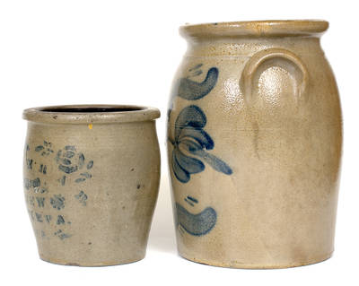 Lot of Two: Western PA Stoneware Jars