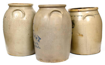 Lot of Three: Western PA Stoneware Jars