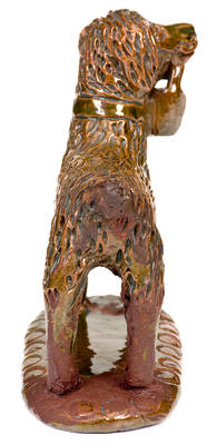 Pennsylvania Redware Dog Figurine