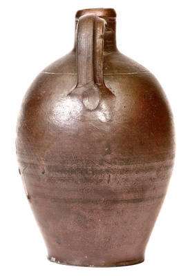 Rare North Carolina Stoneware Jug w/ Incised Bird Design