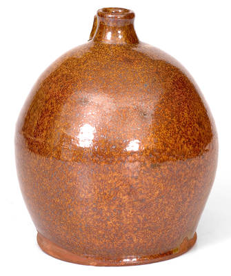 Glazed American Redware Jug