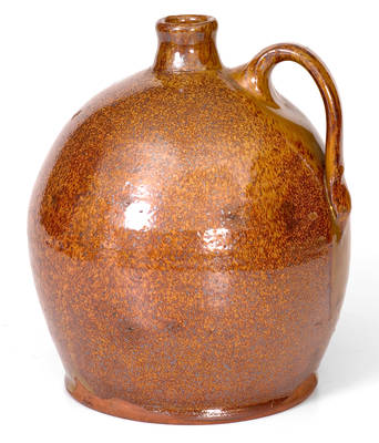 Glazed American Redware Jug