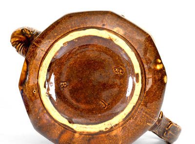 Lot of Three: Edwin Bennett, Baltimore, MD, Rockingham Ware Rebekah-at-the-Well Teapots