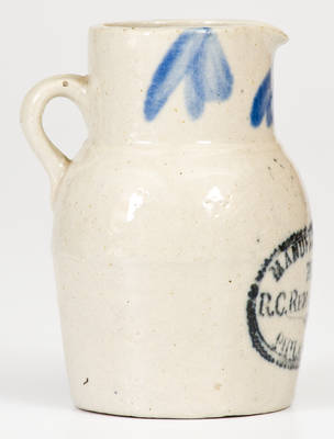 Extremely Rare Miniature R.C. REMMEY & SON / PHILADELPHIA, PA Stoneware Pitcher