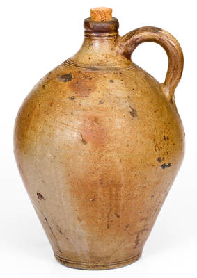 1 Gal. CHARLESTOWN Stoneware Jug with Iron-Oxide Dip