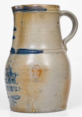 1 Gal. A. CONRAD / NEW GENEVA, PA Stoneware Pitcher