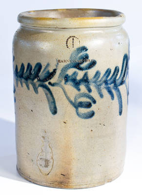 Rare "Earnest & Cowles" Baltimore Stoneware Jar