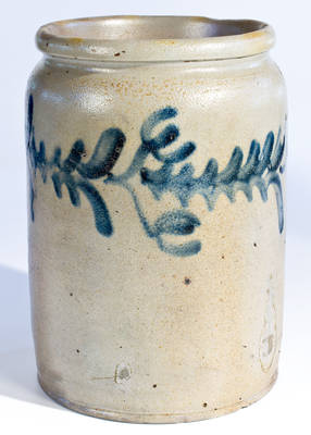 Rare "Earnest & Cowles" Baltimore Stoneware Jar