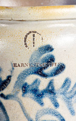 Rare "Earnest & Cowles" Baltimore Stoneware Jar