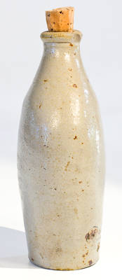 Rare C. CROLIUS / MANUFACTURER / NEW-YORK Stoneware Flask