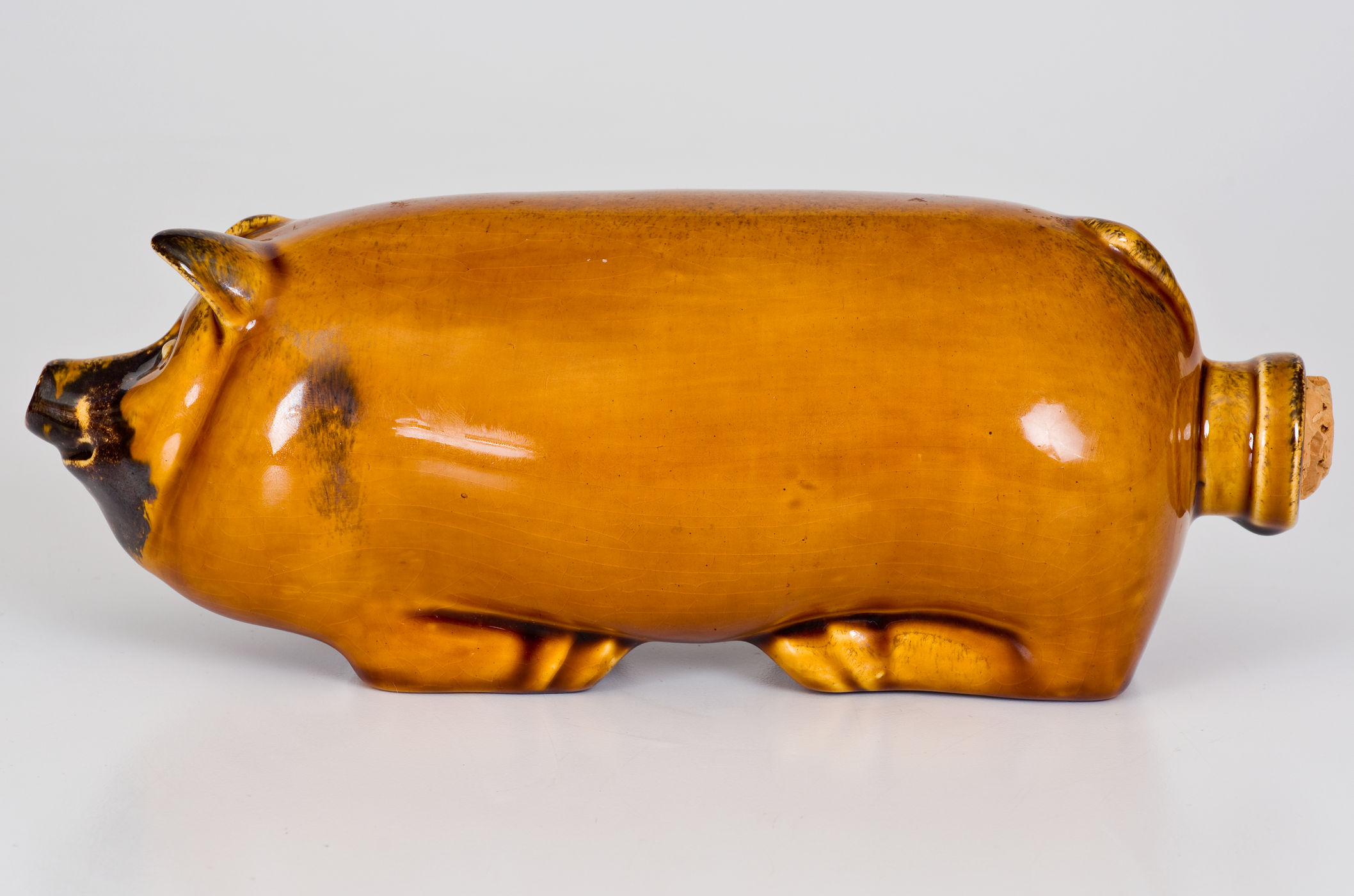 Camark Pottery (Camden, Arkansas) Pig Flask Lot 266 Spring 2021