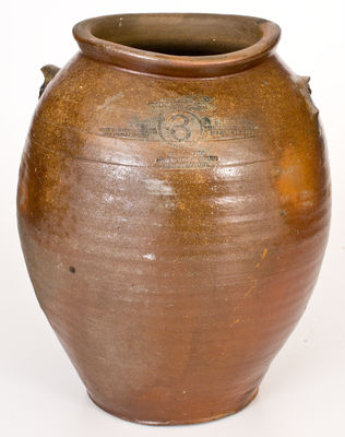 Exceedingly Rare BALTIMORE UNION STONEWARE MANUFACTORY Stoneware Jar, 1808-1810