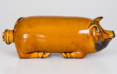 Camark Pottery (Camden, Arkansas) Pig Flask