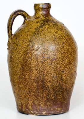 Small-Sized Alkaline-Glazed Stoneware Jug, attrib. Jesse P. Bodie Pottery, Kirksey's Crossroads, Edgefield District, SC