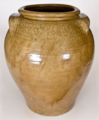 Extremely Important Jar by Enslaved Potter Harry, Pottersville, Edgefield District, SC, circa 1840