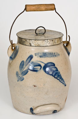 Fine SIPE, NICHOLS & CO. / WILLIAMSPORT, PA Stoneware Batter Pail