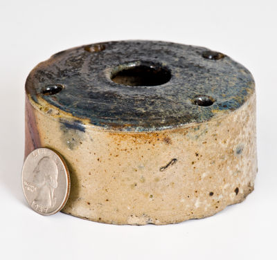 Manhattan, NY Stoneware Inkwell, early 19th century