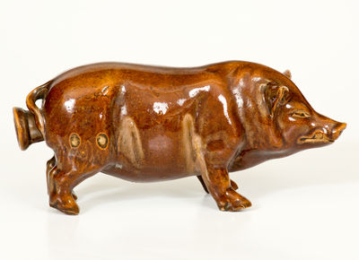 Monmouth, Illinois, Stoneware Pig Bottle