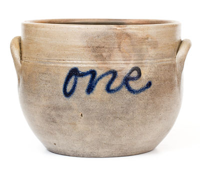 New Jersey Stoneware Jar Inscribed 