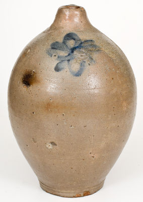 3 Gal. Stoneware Jug w/ Cobalt Decoration, Manhattan, early 19th century