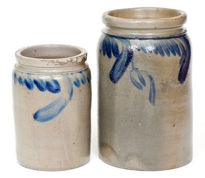 Lot of Two: Mid-Atlantic Stoneware Jars