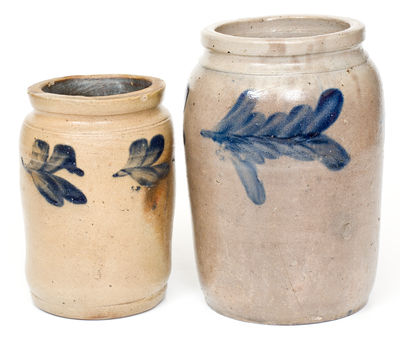 Lot of Two: Remmey (Philadelphia, PA) Stoneware Jars
