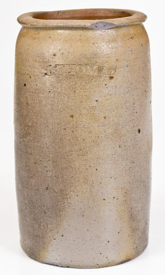 Rare I. THOMAS, Maysville, KY Stoneware Jar, circa 1840