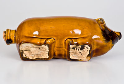 Camark Pottery (Camden, Arkansas) Pig Flask