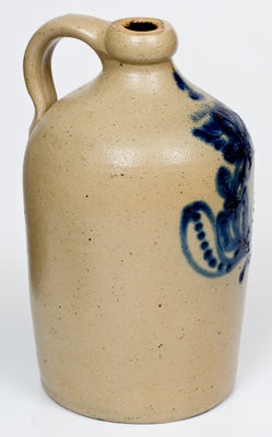 Scarce HARRISBURG, PA Stoneware Jug by John Young, circa 1856-1858