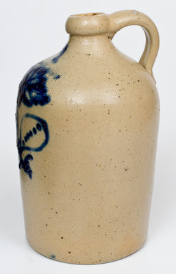 Scarce HARRISBURG, PA Stoneware Jug by John Young, circa 1856-1858