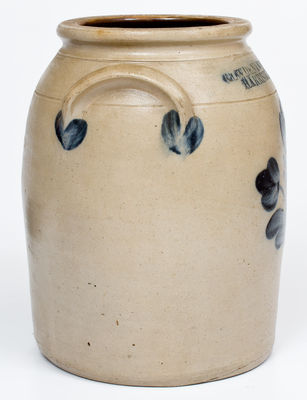 One-Gallon COWDEN & WILCOX / HARRISBURG, PA Stoneware Jar