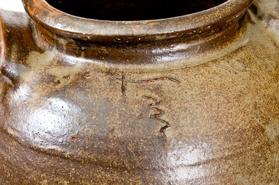 Fine Stoneware Jar Incised