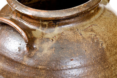Fine Stoneware Jar Incised 