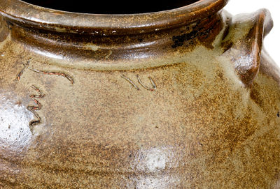 Fine Stoneware Jar Incised 